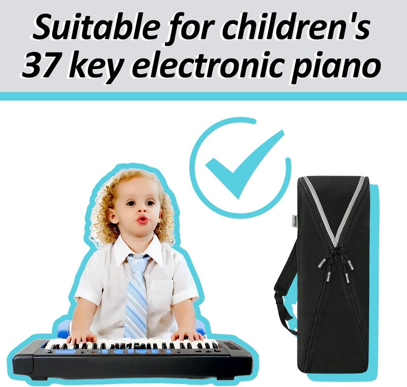 GETTOONE Electronic Keyboard Bag Piano Dust Cover Bag with Adjustable Straps Easy to Carry (22 * 6.5 * 2.5 Inch) - Image 3